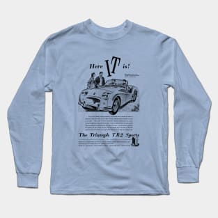 TRIUMPH TR2 - advert Long Sleeve T-Shirt